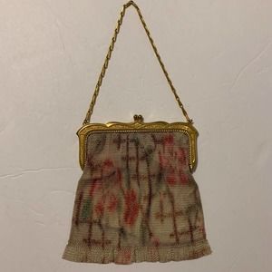 Whiting and Davis Vintage c.20's/30's Multicolor Mesh‎ Handbag